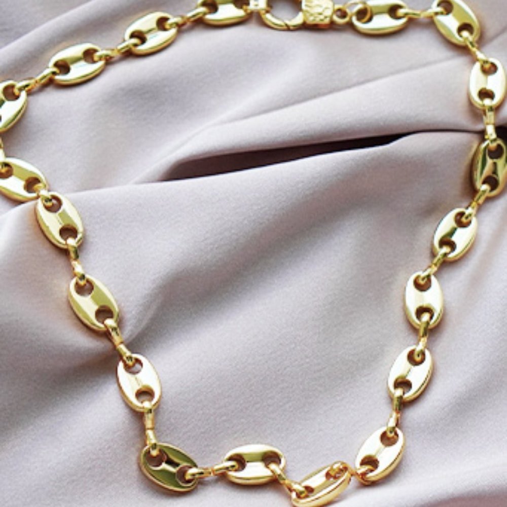 Gold Chain Link Choker